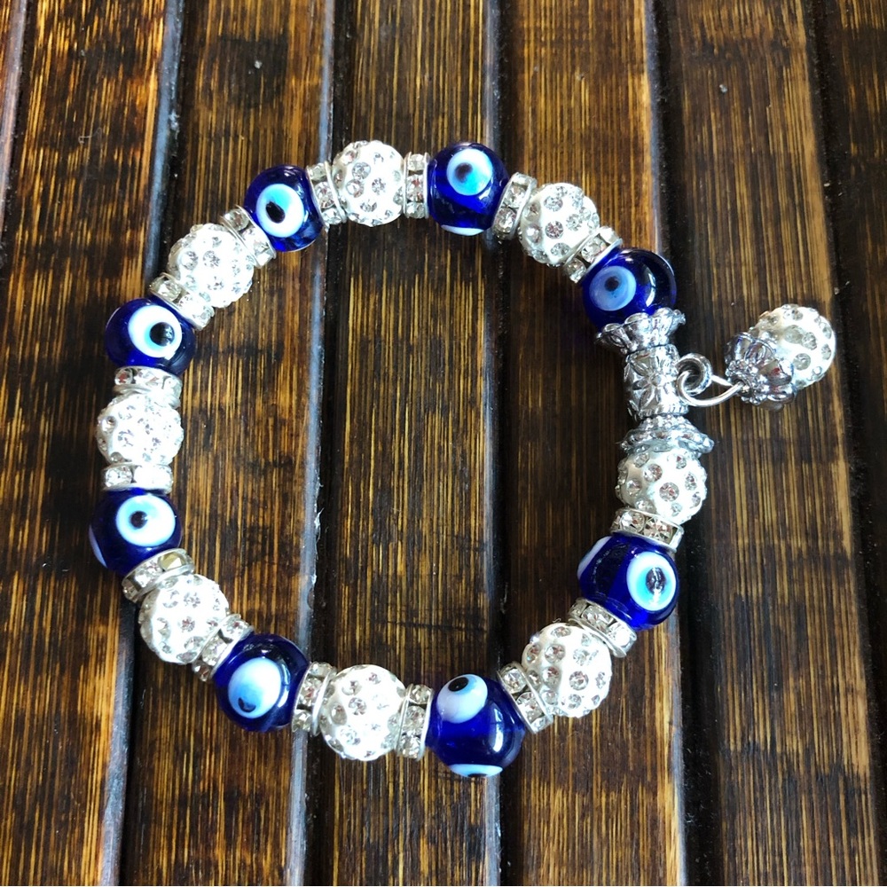 Turkish evil eye stretch bracelet